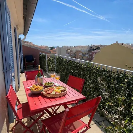 Lägenhet Le Duplex Azur, Terrasse & Vue